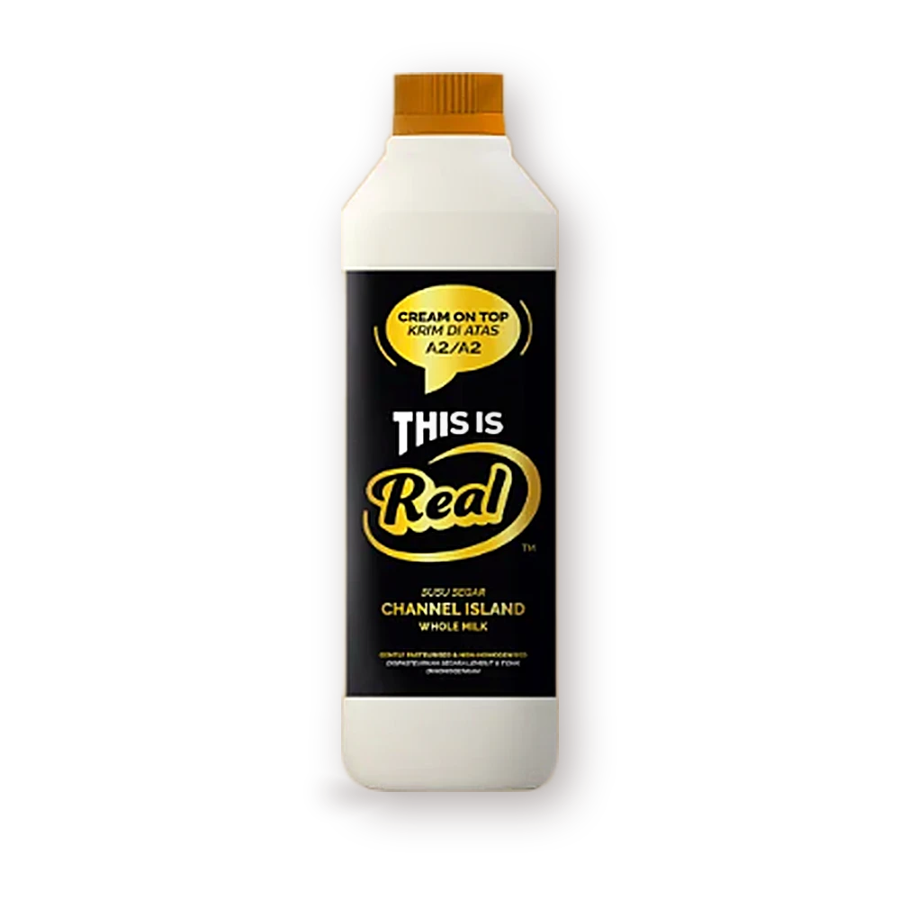 (A1) A2/A2 Cream Top Milk (A2/A2 Channel Island Whole Milk Non Homogenized) 1L