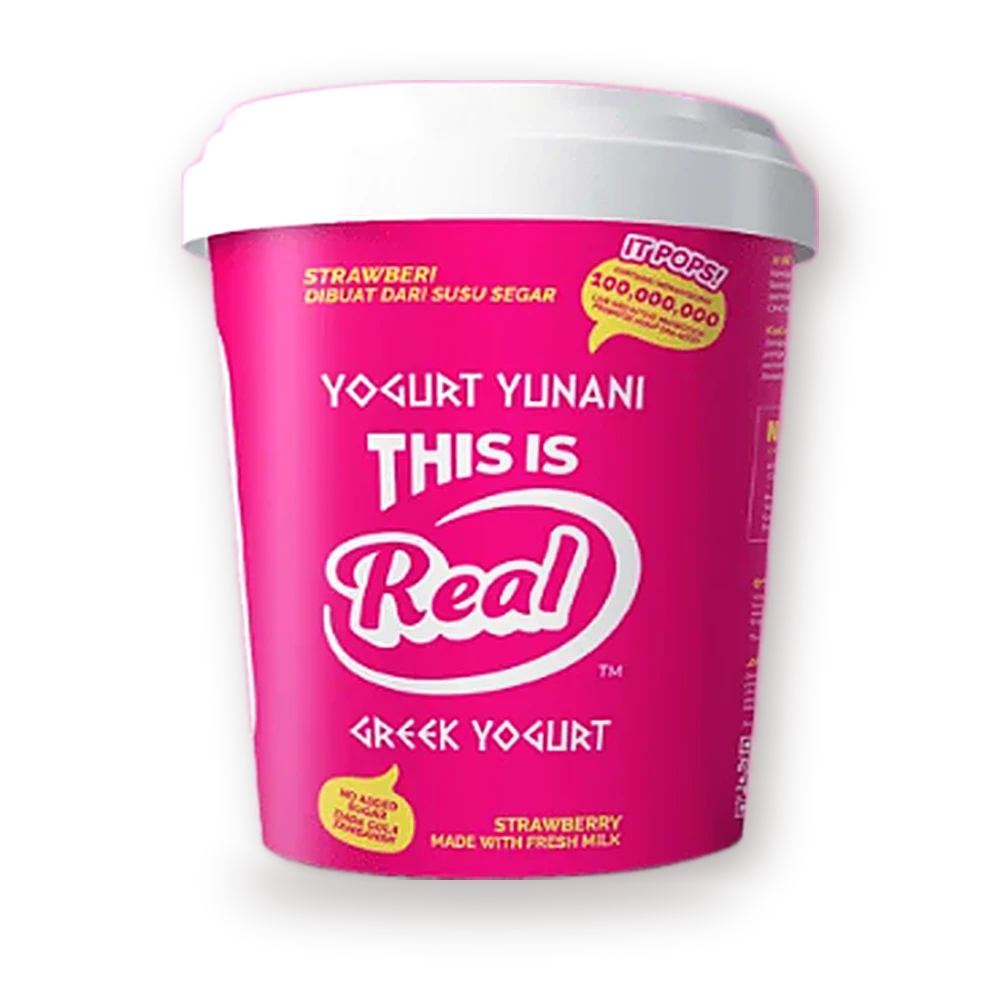 (P10) Strawberry Greek Yogurt 400g