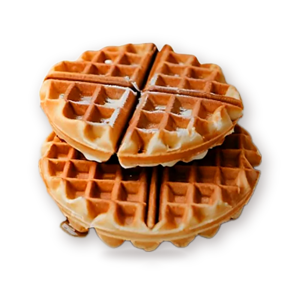 (RB8) Belgian Waffles (4 pieces)