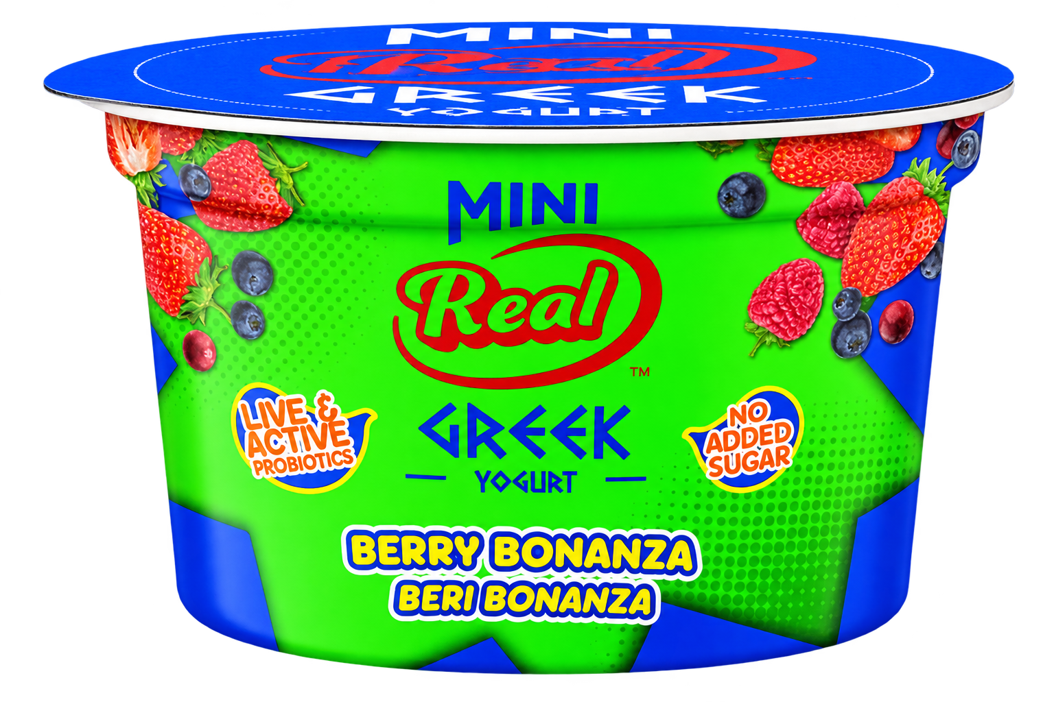 CONVI PACK NATURAL GREEK YOGURT WITH BERRY BONANZA