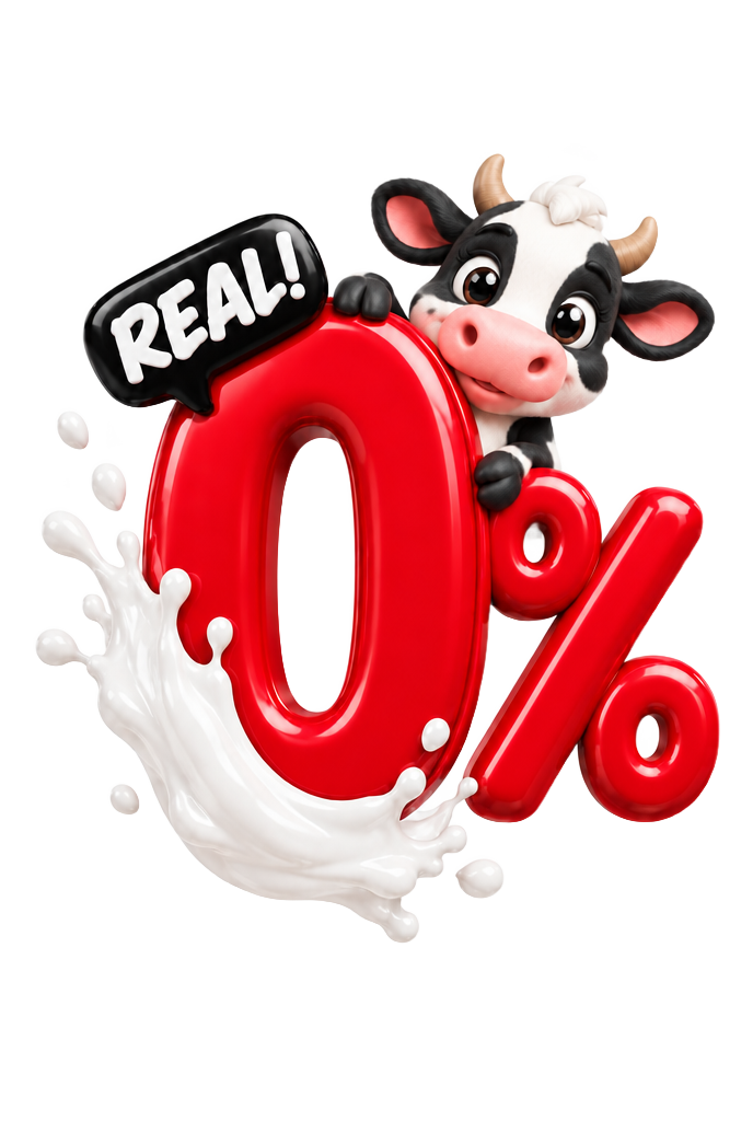 Real 0% with cow